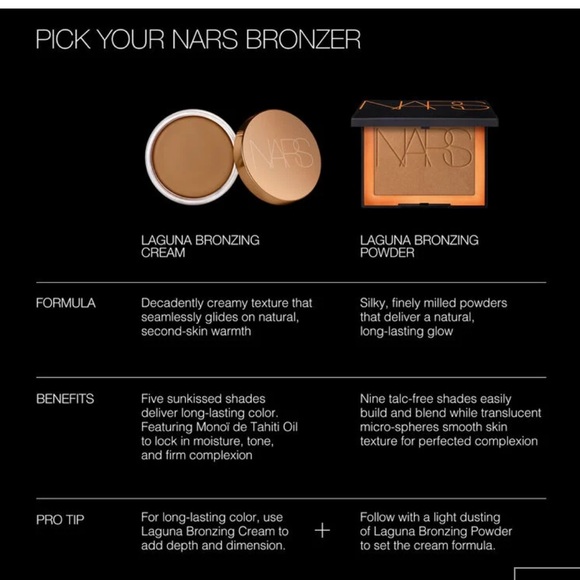 SOLD✨ Nars Laguna Bronzing Powder Talc Free in Laguna 03 - Picture 6 of 9